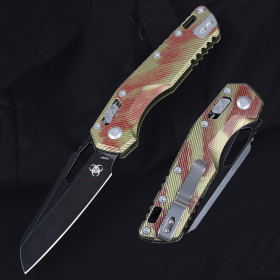 Microtech JJ363 Axis Shaft Aluminum Handle Outdoor Folding Pocket Camping Hunting Tactical High Hardness Knife UD408880